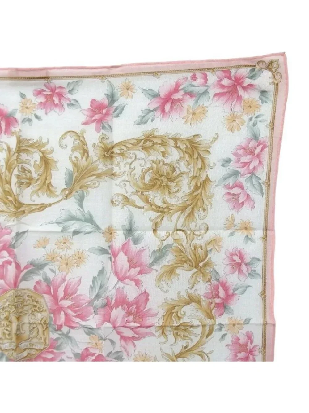 283151AF (S1) Celine Scarf Ivory Silk - Picture 2 of 7